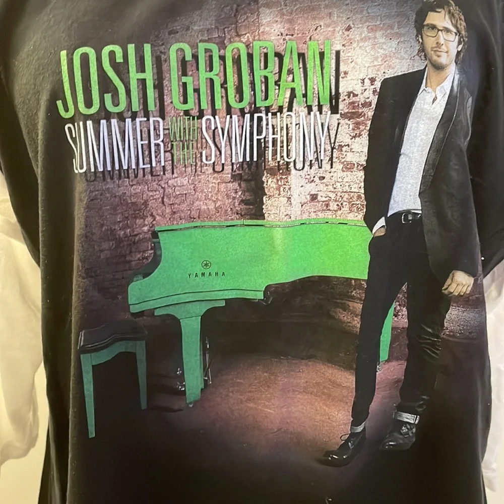 Josh Groban Summer with the Symphony 3/4 length T-shirt - Picture 2 of 6